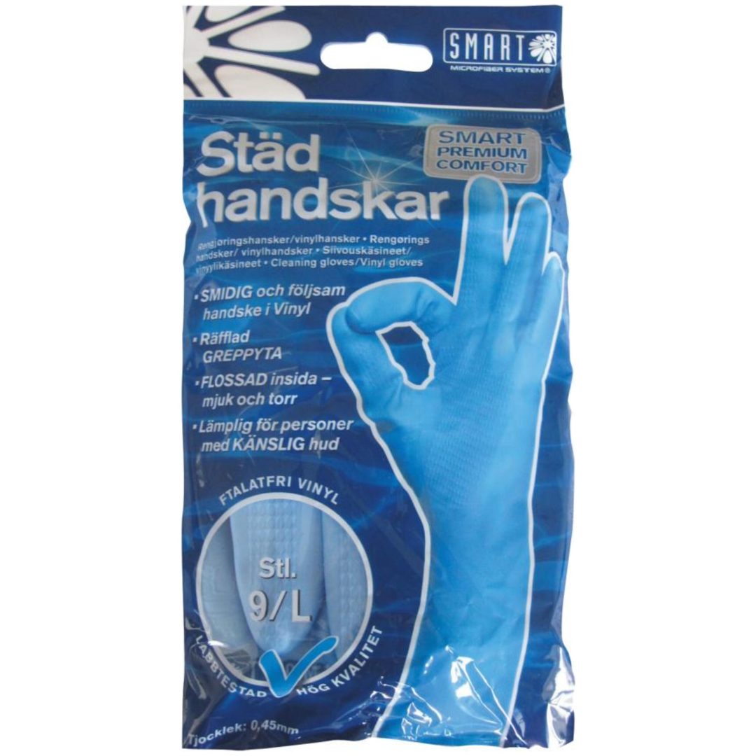 Städhandske Vinyl Stl SMART 9/L