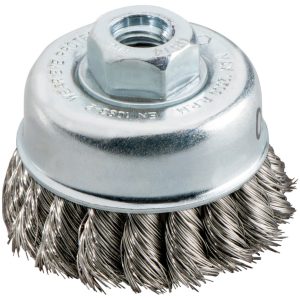 Stålborstar, rostfritt stål flätade METABO