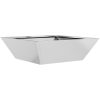 Stålkruka Galvaniserat stål Hållbar Rektangulär vidaXL 50 x 50 x 15 cm – miniatyr 5