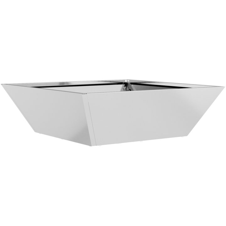 Stålkruka Galvaniserat stål Hållbar Rektangulär vidaXL 50 x 50 x 15 cm – bild 5