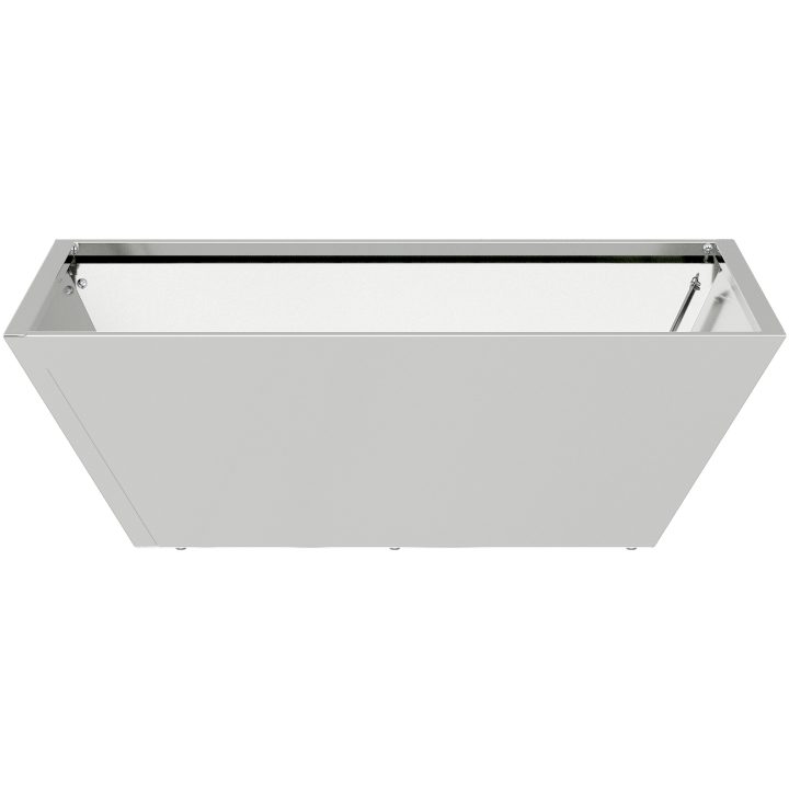 Stålkruka Galvaniserat stål Hållbar Rektangulär vidaXL 50 x 50 x 15 cm – bild 6