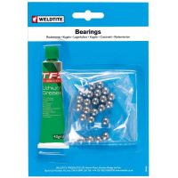 STÅLKULOR MED FETT 1/4" Lagerkulor 24st