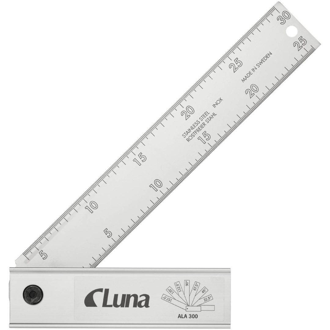 Ställbar vinkelhake aluminium Luna VINKELHAKE STÄLLBAR ALA 300