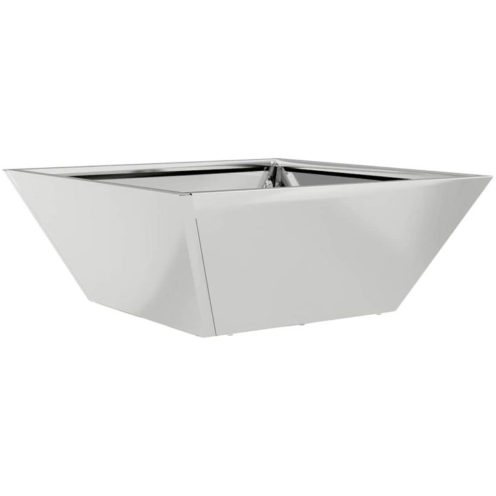 Stålplanter Galvaniserat stål Dekorativa inslag vidaXL 40 x 40 x 15 cm – bild 2
