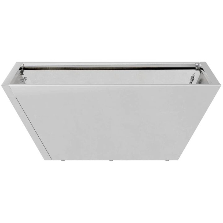 Stålplanter Galvaniserat stål Dekorativa inslag vidaXL 40 x 40 x 15 cm – bild 5