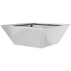 Stålplanter Galvaniserat stål Dekorativa inslag vidaXL 40 x 40 x 15 cm – miniatyr 7