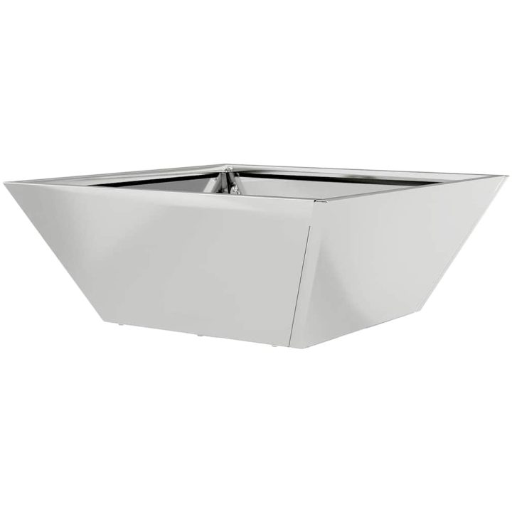 Stålplanter Galvaniserat stål Dekorativa inslag vidaXL 40 x 40 x 15 cm – bild 7