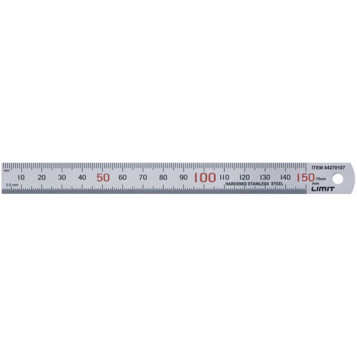 Stålskala 8427 Limit STÅLSKALA BLÄNDFRI 8427-150 – bild 2