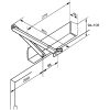 Standardarm Silver Aluminium ASSA STANDARDARM L199 SILVER – miniatyr 2