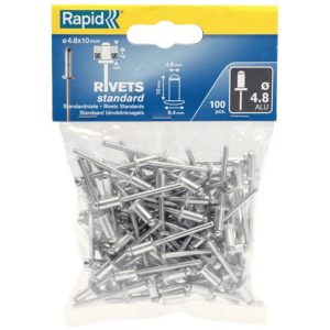 Standardnit, aluminium Rapid