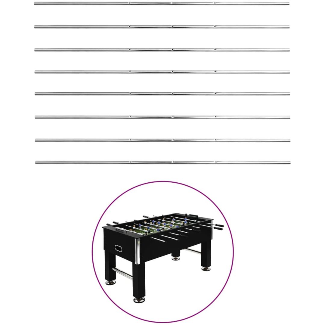 Stänger för fotbollsbord 8 st 15,9 mm vidaXL