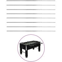 Stänger för fotbollsbord 8 st 15,9 mm vidaXL