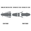 Stänkskydd Mud Deflector Foam Svart TWIN AIR – miniatyr 3