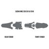 Stänkskydd Mud Deflector Foam Svart TWIN AIR – miniatyr 2