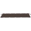 Stapelbar trädgårdsbänk med dyna 159 cm massiv teak vidaXL 150 cm – miniatyr 3