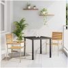 Stapelbara Trädgårdsstolar - Set om 2 i Beige Poly Rattan. vidaXL 54 x 56 x 90 cm – miniatyr 1