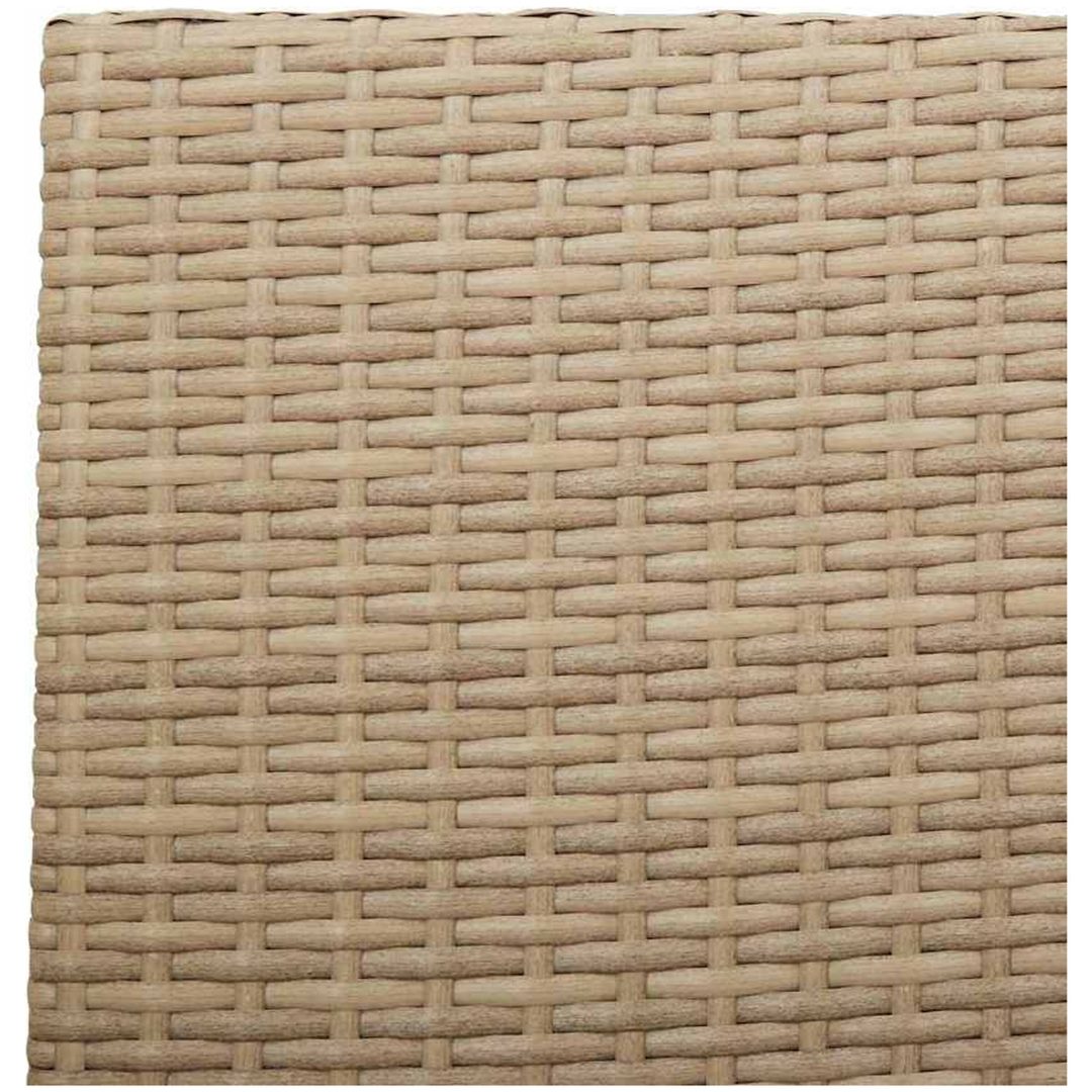 Stapelbara Trädgårdstolar - 2-pack i Beige Poly Rattan vidaXL 54 x 56 x 90 cm – bild 8