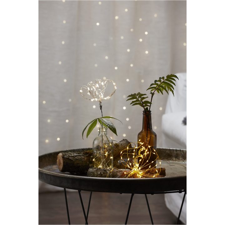 Star Trading Dekorationskvist Firework Silver – bild 2