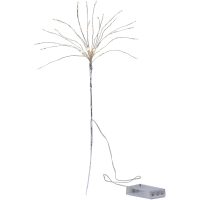 Star Trading Dekorationskvist Firework Silver