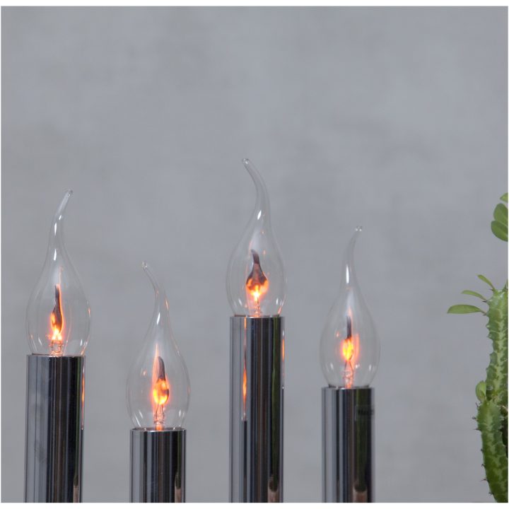 Star Trading Lampa Flickering Flame Transparent – bild 6