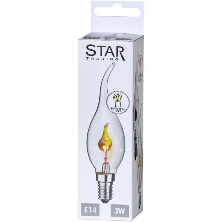Star Trading Lampa Flickering Flame Transparent – bild 3