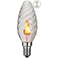 Star Trading Lampa Flickering Flame Transparent