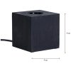Star Trading Lampfot E27 Kub Svart – miniatyr 6