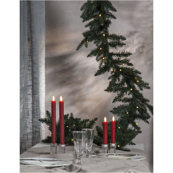 Star Trading LED Antikljus 2-pack Flamme Röd – bild 3
