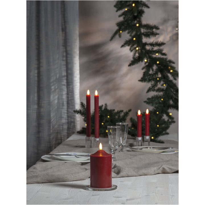 Star Trading LED Antikljus 2-pack Flamme Röd – bild 2