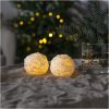 Star Trading LED Blockljus 2-pack Snowball Vit – miniatyr 4