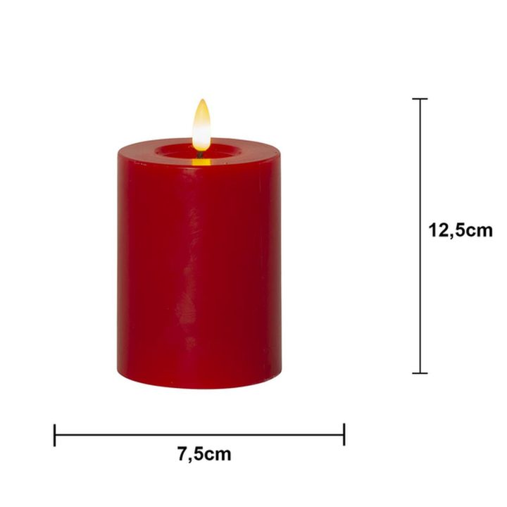 Star Trading LED Blockljus Flamme Flow Röd – bild 14
