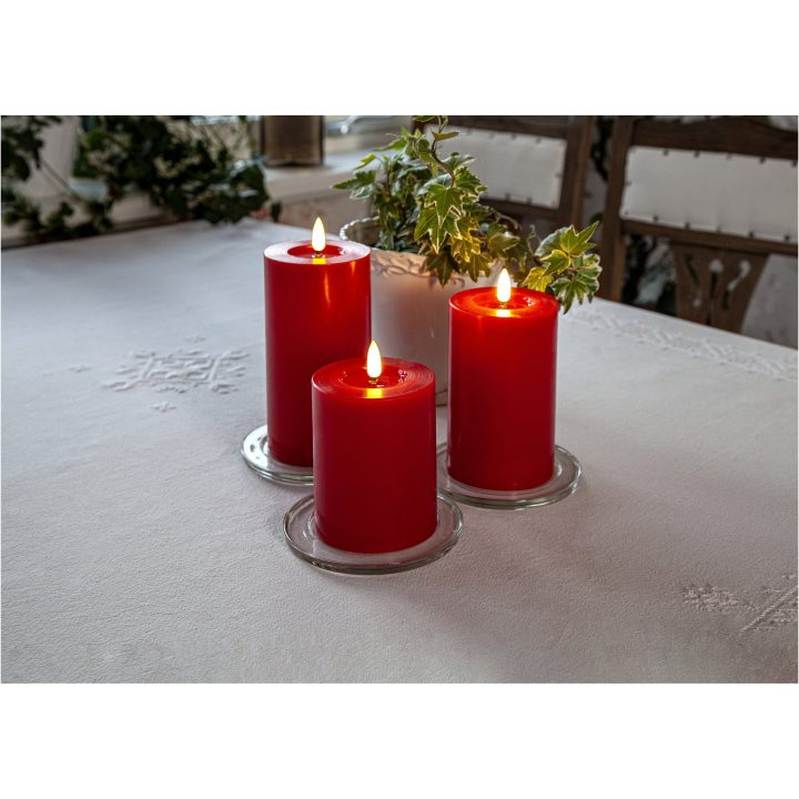 Star Trading LED Blockljus Flamme Flow Röd – bild 7