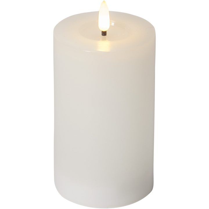 Star Trading LED Blockljus Flamme Flow Vit – bild 3
