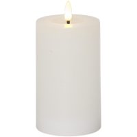 Star Trading LED Blockljus Flamme Flow Vit