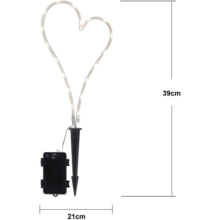 Star Trading LED Gravljus Decorationheart Vit – bild 7