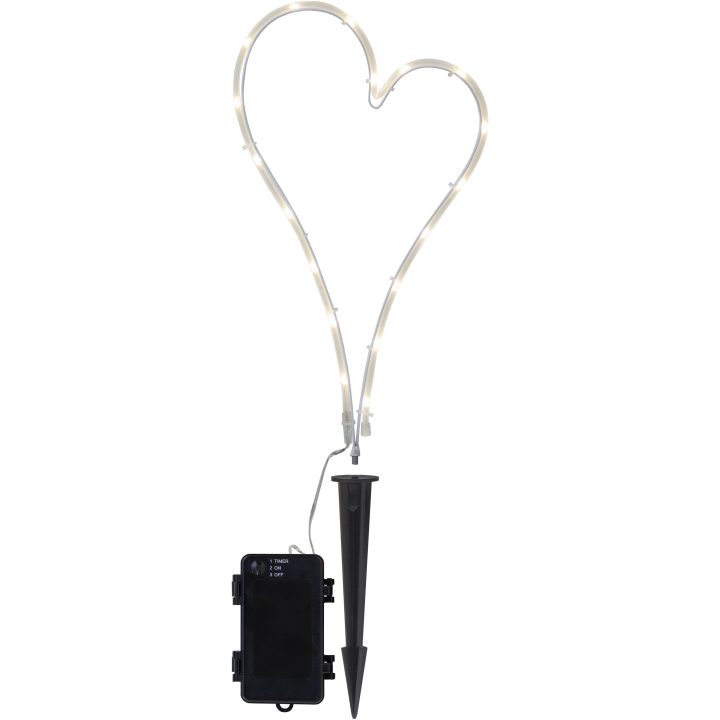 Star Trading LED Gravljus Decorationheart Vit – bild 5