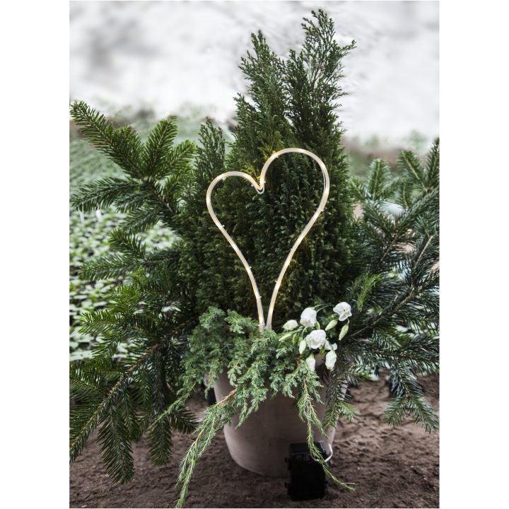 Star Trading LED Gravljus Decorationheart Vit – bild 4