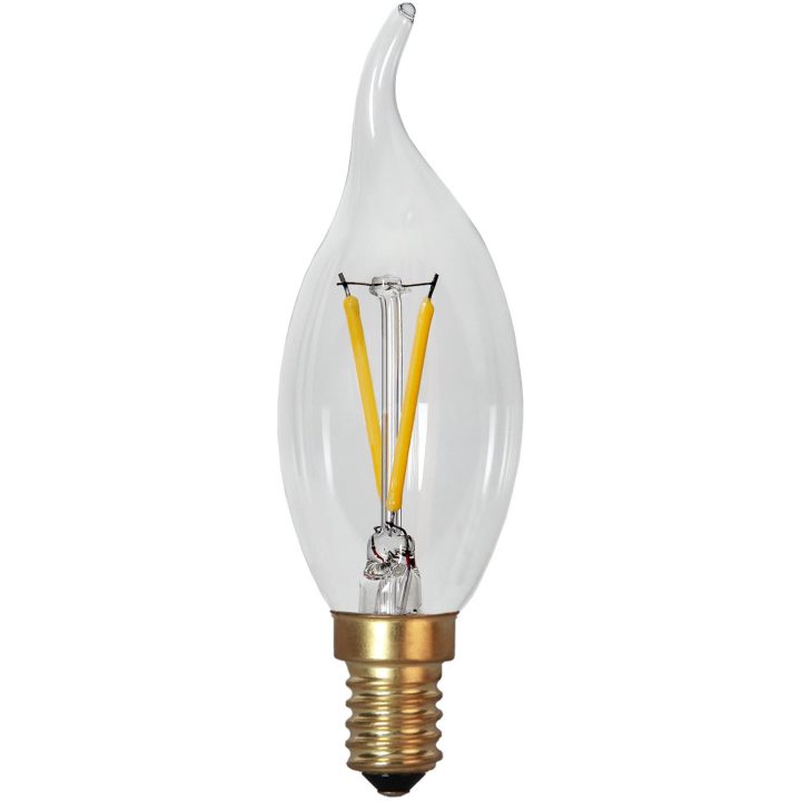 Star Trading LED-lampa E14 C35 Soft Glow Transparent – bild 3