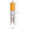 Star Trading LED-lampa G9 Halo-LED Transparent – miniatyr 1