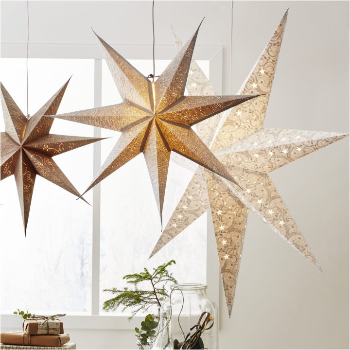Star Trading Pappersstjärna Decorus Vit 63 cm – bild 6