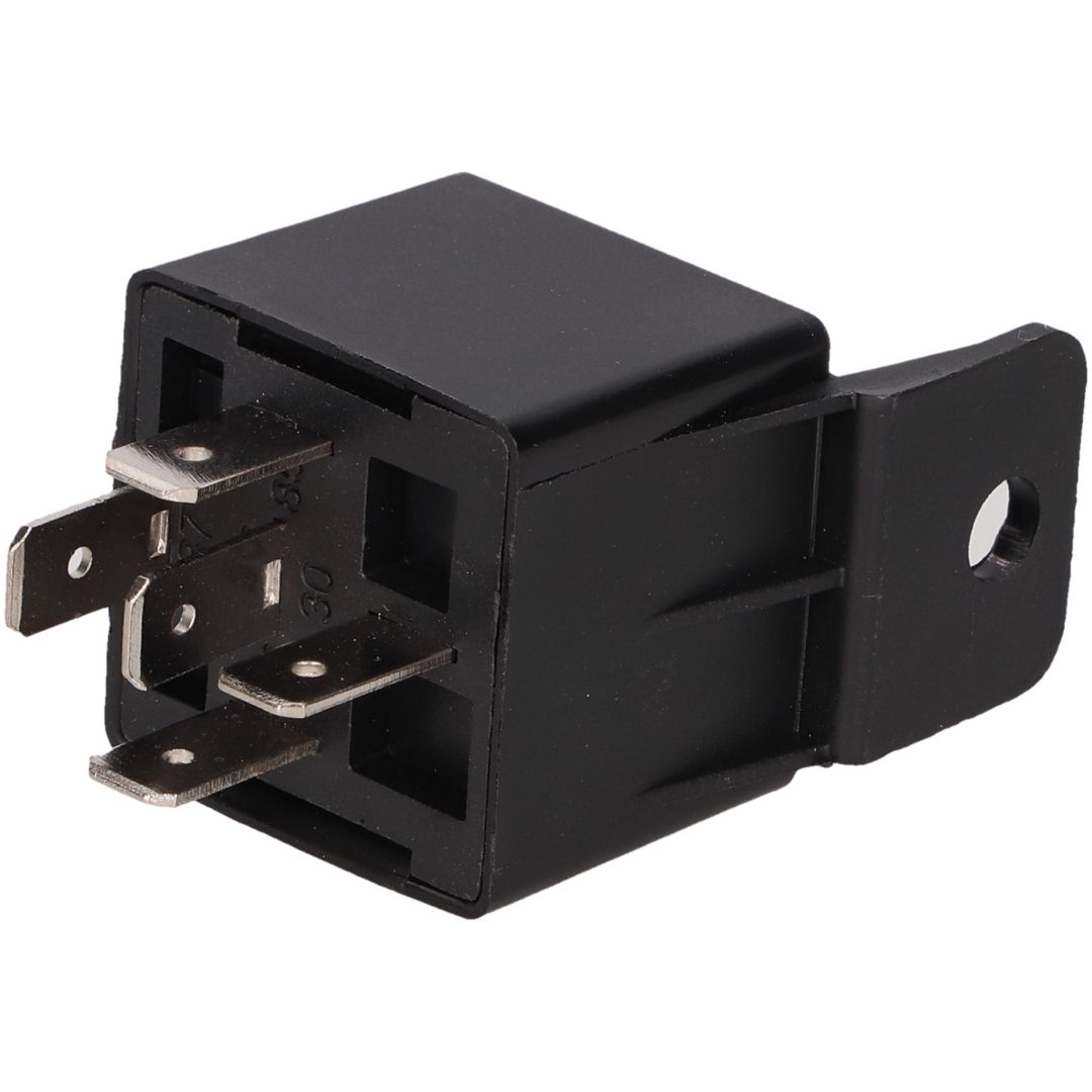 Startrelä 12v 30a 5-pins Svart 101 OCTANE