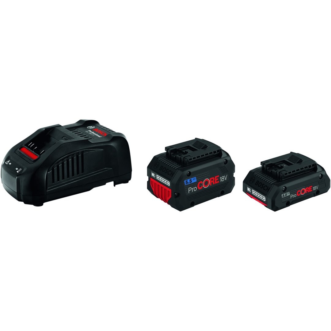 Startset 1 x ProCORE18V 40Ah + 1 x ProCORE18V 55Ah + GAL 1 Bosch Pro