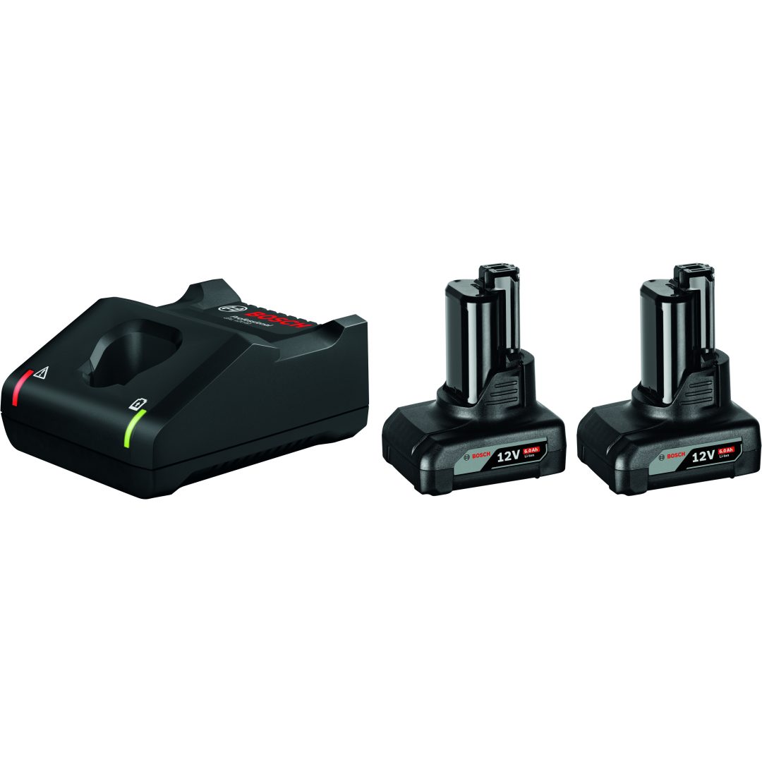 Startset 2 x GBA 12V 60Ah + GAL 12V-40 Professional Bosch Pro
