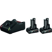 Startset 2 x GBA 12V 60Ah + GAL 12V-40 Professional Bosch Pro