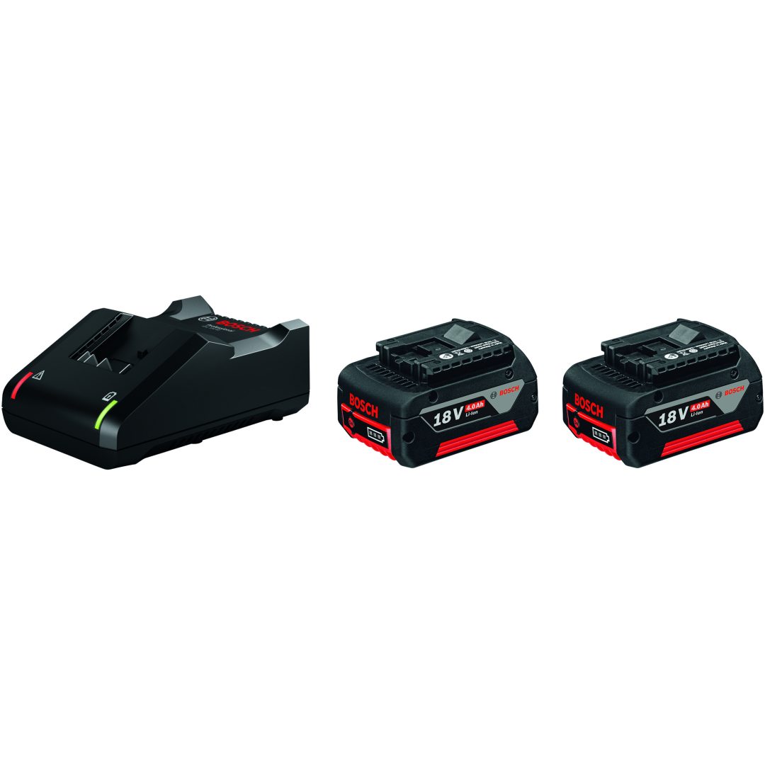 Startset 2 x GBA 18V 40Ah + GAL 18V-40 Professional Bosch Pro