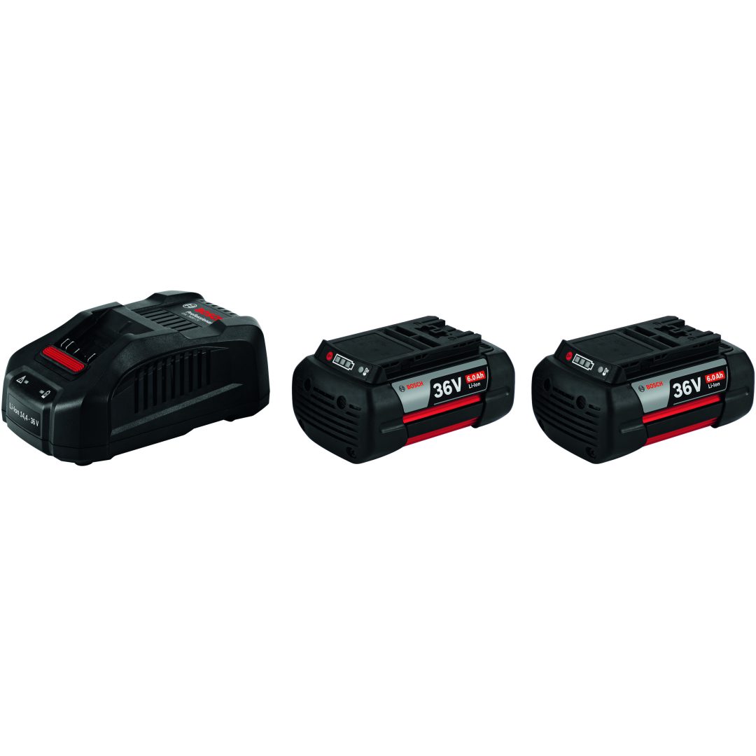 Startset 2 x GBA 36V 60Ah + GAL 3680 CV Professional Bosch Pro