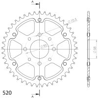 Stealth Rear sprocket Orange SUPERSPROX