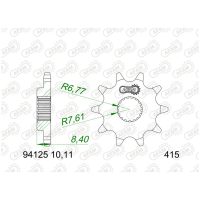 Steel Standard Front Sprocket - 415 Afam