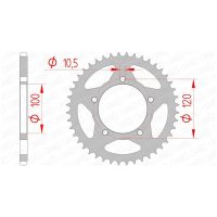 Steel Standard Rear Sprocket 35801 - 520 Afam