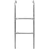 Stege till studsmatta 2 steg stål silver vidaXL 72 cm – miniatyr 2